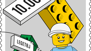 You can now stamp your (Danish) mail with Lego